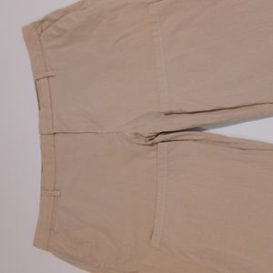 Tommy Hilfiger straight leg sz 14 beige and white striped pants